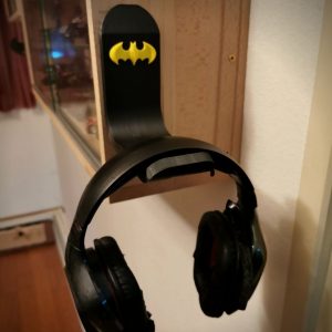 PRINTom3D galerie accessoires support casque logo batman