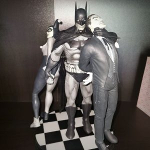 PRINTom3D galerie figurine DC Comics batman harley quinn joker b&w style face