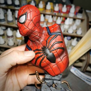 PRINTom3D galerie figurine marvel spiderman buste profil